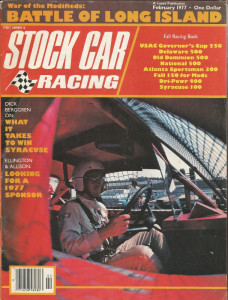 STOCK CAR RACING 1977 FEB - Fall Racing Bash, Syracuse 100, Ellington, Allison